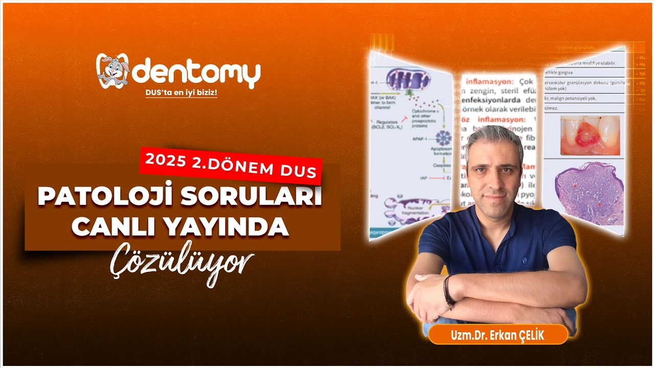 Sadece Analiz Yapmıyoruz 2025 2.Dönem DUS Sorularını Canlı Yayında Çözüyoruz | Patoloji