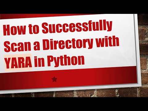 How to Successfully Scan a Directory with YARA in Python