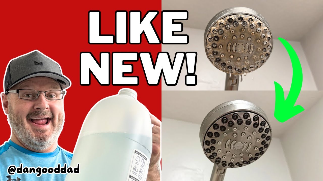 How To Clean Your Shower Head - The Fastest Way To Dissolve Grime And Mineral Buildup 
