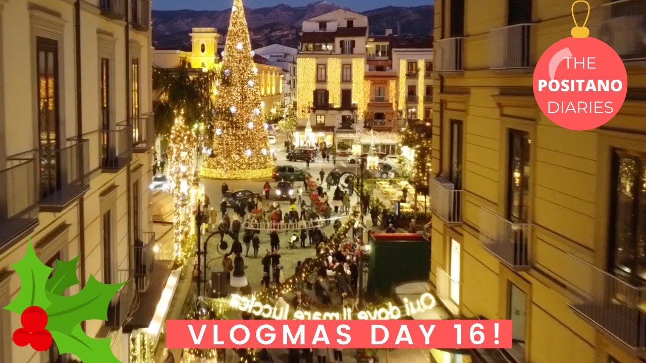 LET'S VISIT SORRENTO AT CHRISTMAS! Vlogmas Ep 16 YouTube