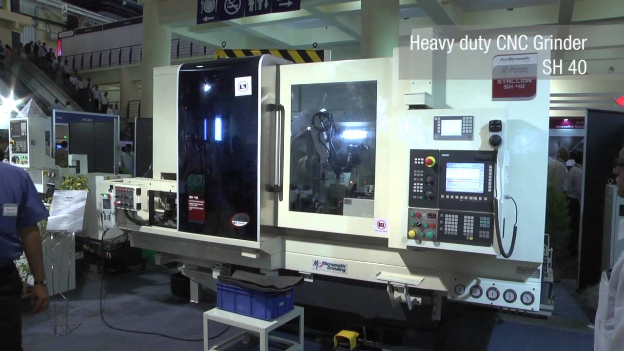 Grinding centers Ace Micromatic Group IMTEX 2013 YouTube