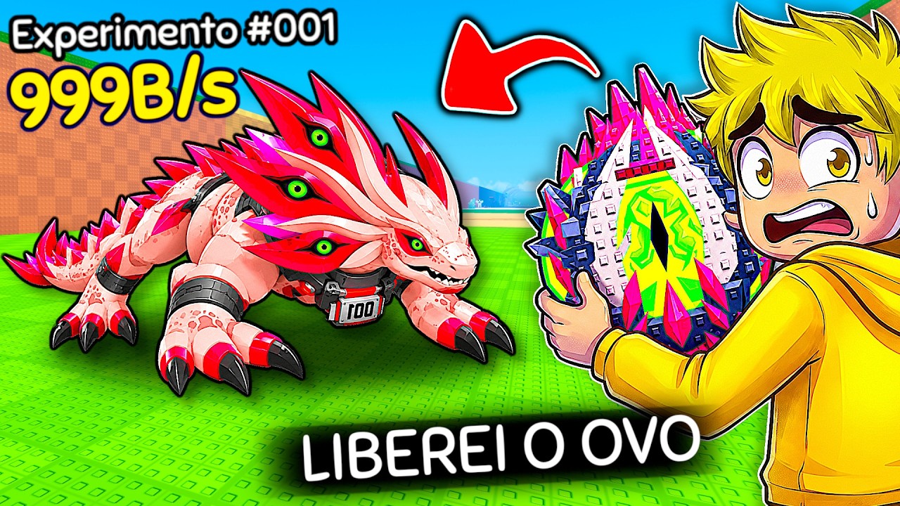 EU CONSEGUI O PET EXPERIMENTO 001 SECRETO DO LABORATÓRIO NO ROUBE UM OVO
