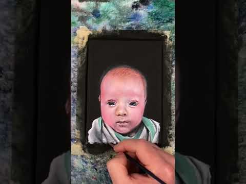 #portrait #paintingshorts