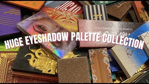 ENTIRE EYESHADOW PALETTE COLLECTION | PART ONE