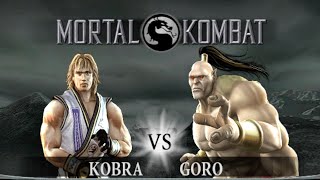 Mortal Kombat: Deception | Kobra vs Goro | Nintendo Gamecube | Gameplay HD