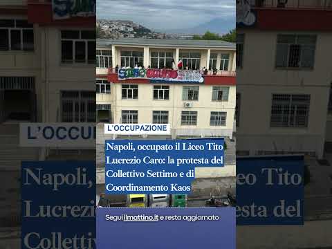 Video Napoli, occupato il Liceo Tito Lucrezio Caro: la protesta