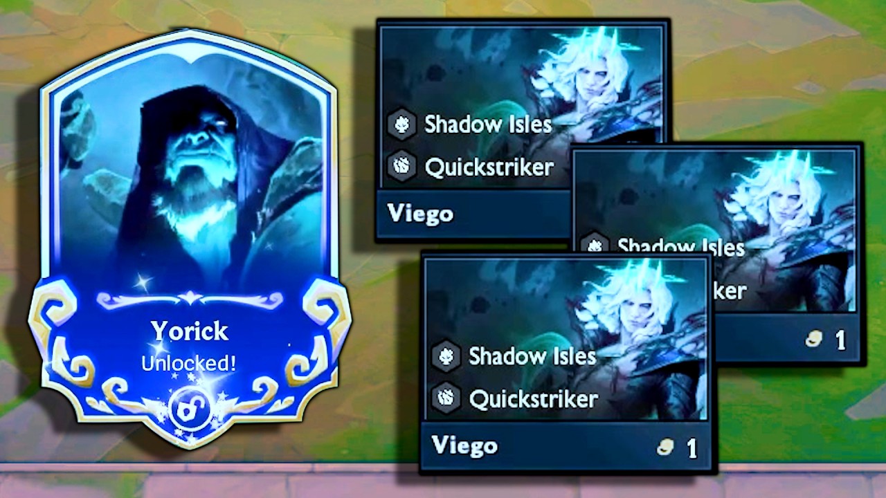 3x Viego in First Shop & Stage 2-1 Shadow Stacking