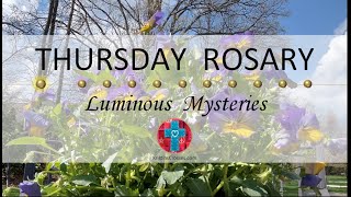 Thursday Rosary • Luminous Mysteries of the Rosary 💚 May 2, 2024 VIRTUAL ROSARY - MEDITATION