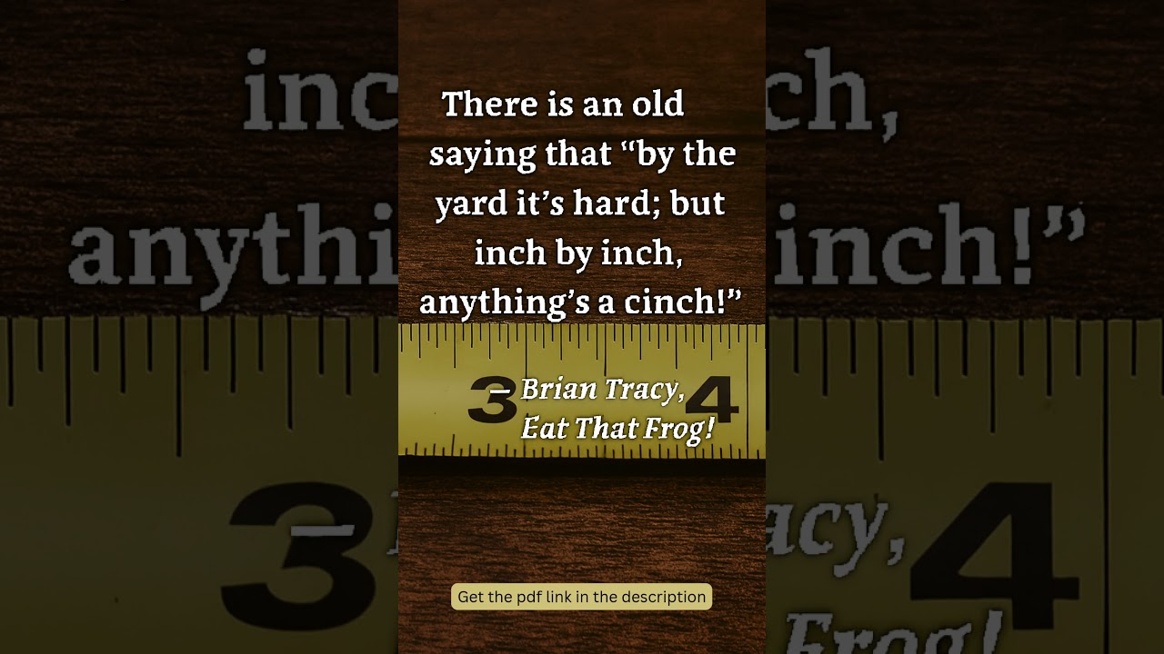 Tiny progress. 💡 Big results are just many small steps.