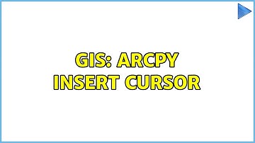 GIS: Arcpy Insert Cursor (2 Solutions!!)