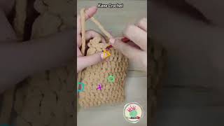 Crochet Bear Phone Bag A40 #crochetbag #shorts