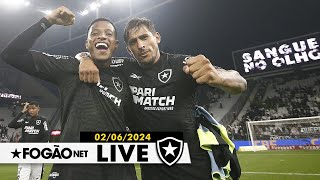 FOGÃONET LIVE: LÍDER PROVISÓRIO E QUATRO DIAS DE FOLGA: BOTAFOGO GANHA TEMPO 'LEVE' COM DATA FIFA