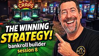 THE WINNING BUBBLE CRAPS STRATEGY: BUILDING A BANKROLL. #casino #gambling