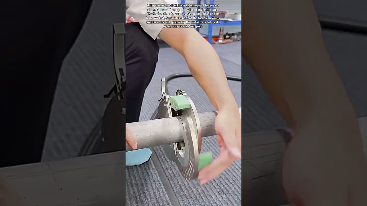 Manual Pipe Beveling and Prep Tool