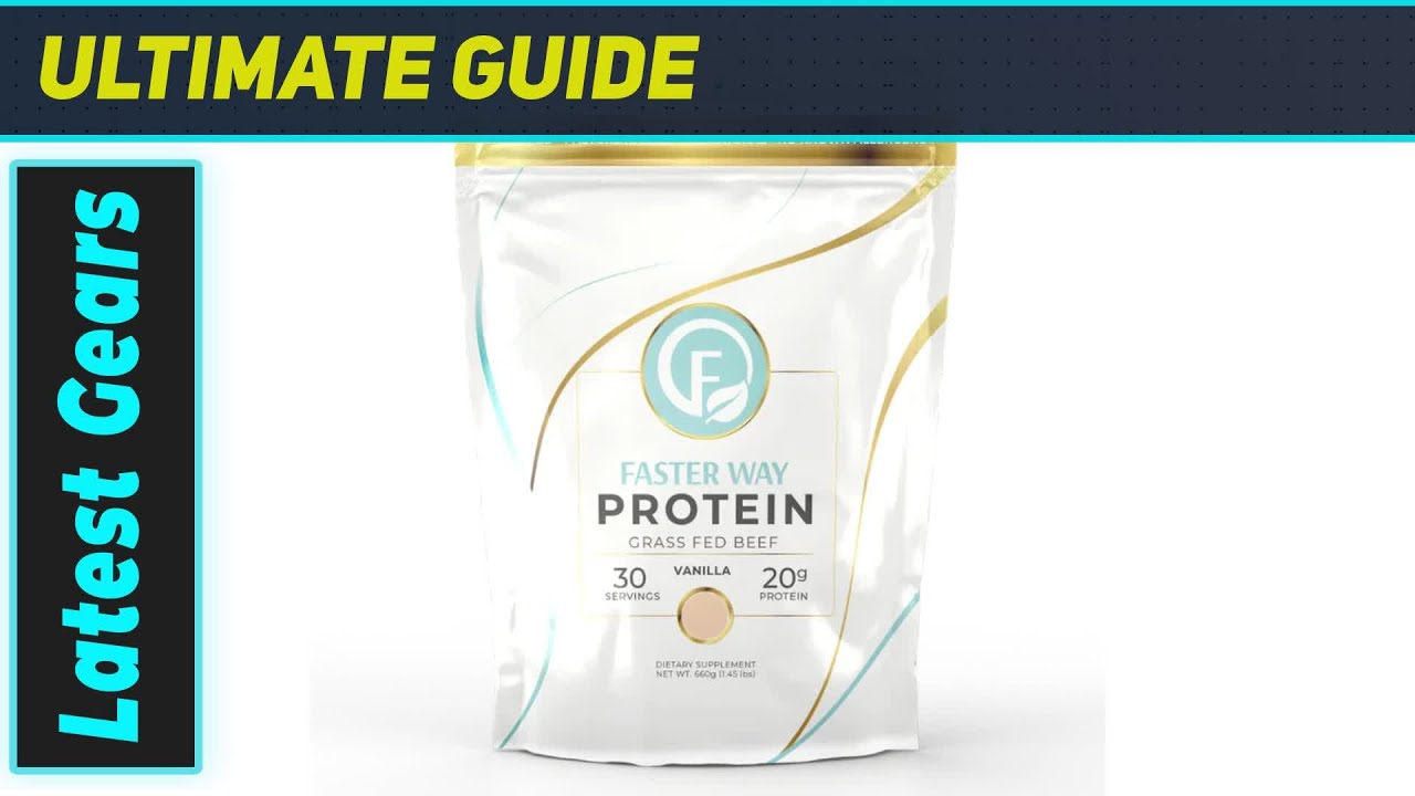 Faster Way Beef Protein: The Ultimate Muscle Fuel You'll Crave!
