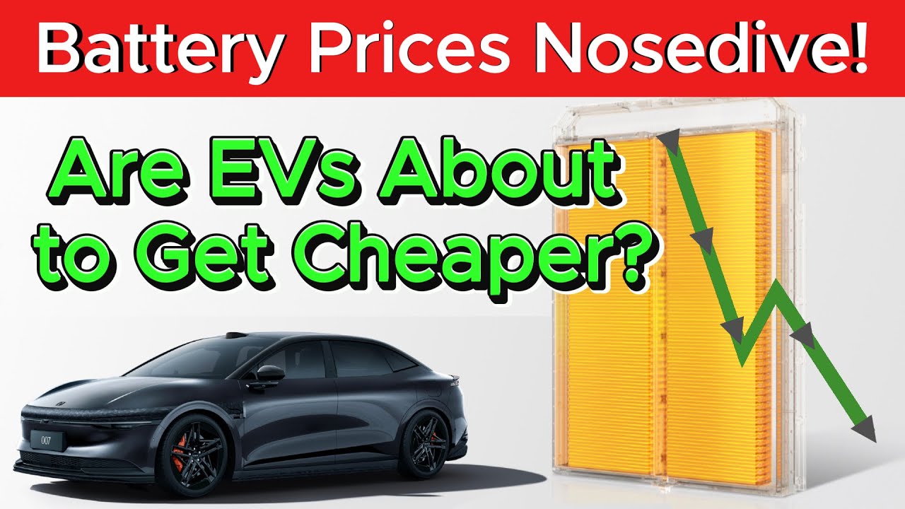 90% Drop in Battery Prices! Will EVs Soon Be Cheaper than Gas Cars?