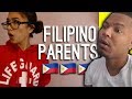 Growing Up With Filipino Parents | REACTION