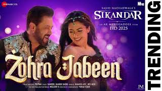 Zohra Jabeen - Making | Sikandar | SalmanKhan, Rashmika | Pritam | Nakash Aziz, Dev