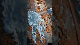 Skeleton Cleaning Rusty Shield in 8K 💀⚔️ | Satisfying Rust Removal