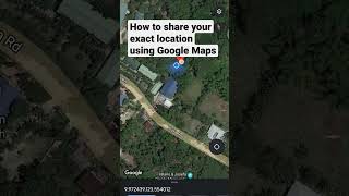 How to share your exact location #maps #location #google #gps #sharing #shortsfeed #shorts