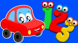 Numbers Song | Ten Little Numbers | Cars And Truck Rhymes