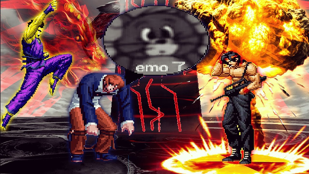 [KOF MUGEN] Gangster Kyo Yagami, SB Yagami Vs Nuclear Ralf Team