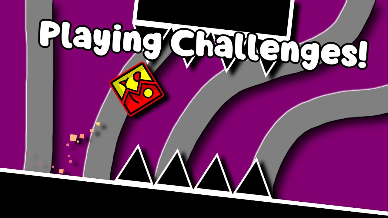 Playing BiteSterxBeast Challenges In Geometry Dash 