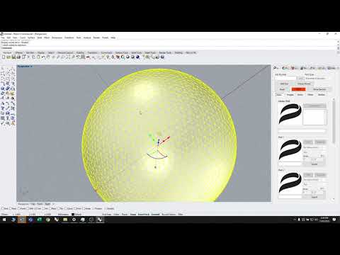 Cheap circle packing (of a sort) using a geodesic construct.