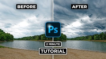 How to add more dynamic range to the sky in Photoshop 2022 #2MinuteTutorial