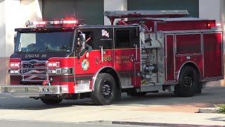 Milpitas Fire Dept. Engine 86 Responding - CODE 3