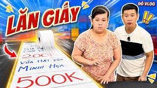 Trò Chơi Lăn Cuộn Giấy Vào Ô May Mắn Quá hấp Dẫn | Đỏ Vlog