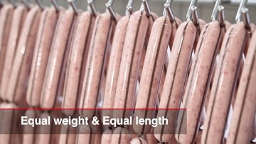 SAUSAGE HIGH SPEED LINKING AND HANGING SYSTEM FOR ARTIFICIAL CASING "HITEC M-3X"