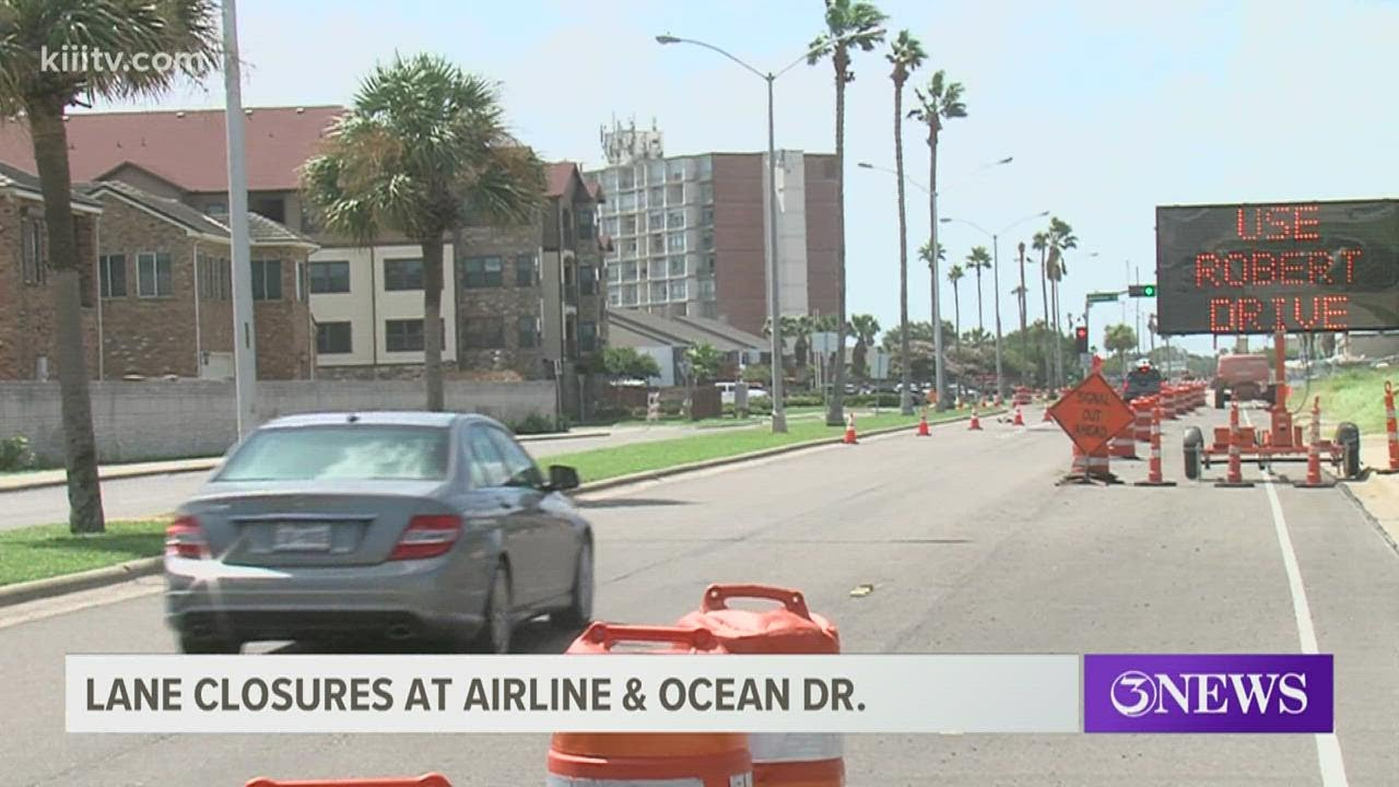 Overnight traffic accident results in lane Closures near Ocean Drive ...