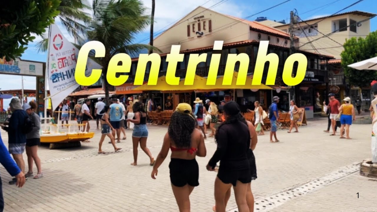 Centro de Porto de galinhas COM MERCADINHOS E RESTAURANTES 