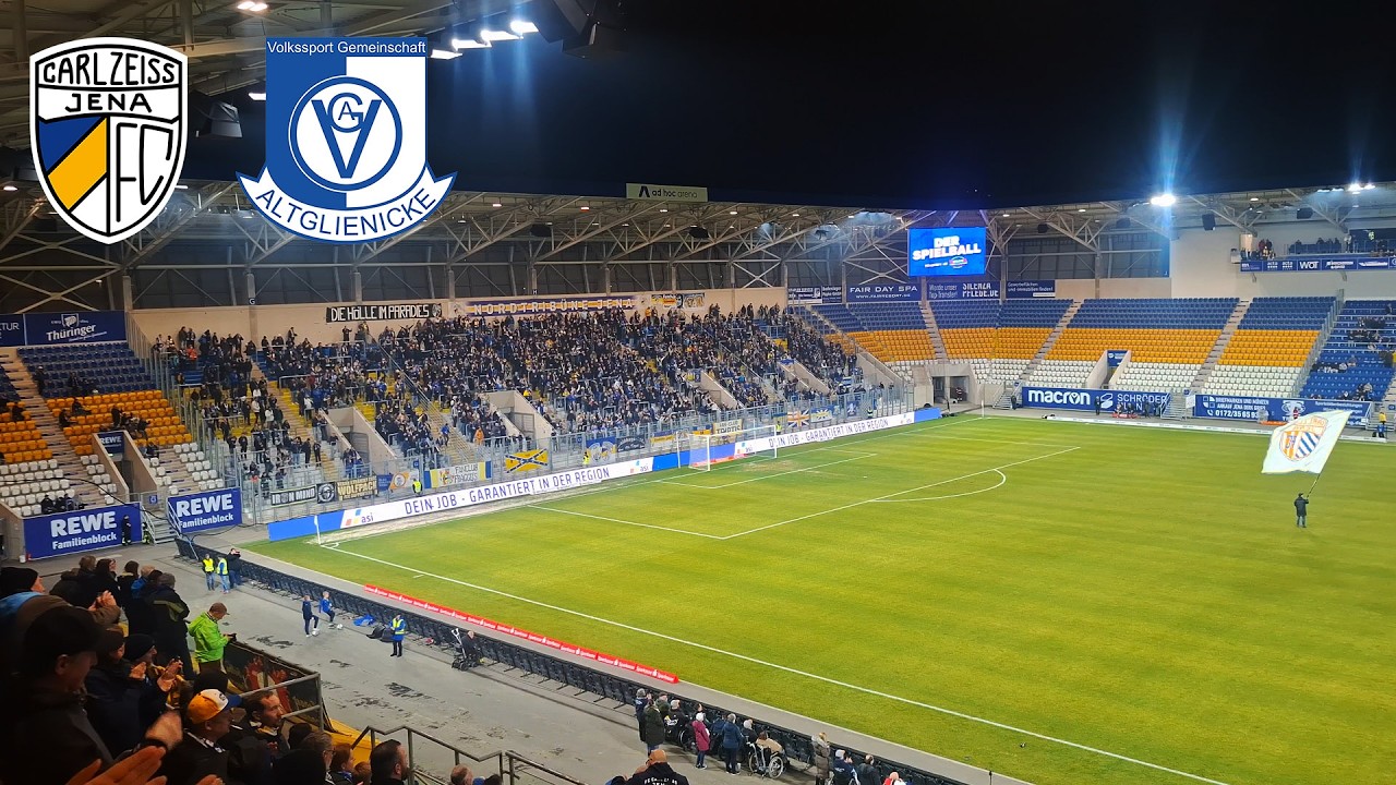 FC Carl Zeiss Jena vs VSG Altglienicke • Stadionatmosphäre | RLNO 2025/26