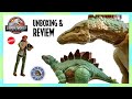 My REVIEW of the Dr. Sarah Harding and Stegosaurus Jurassic World Legacy Collection Set by Mattel