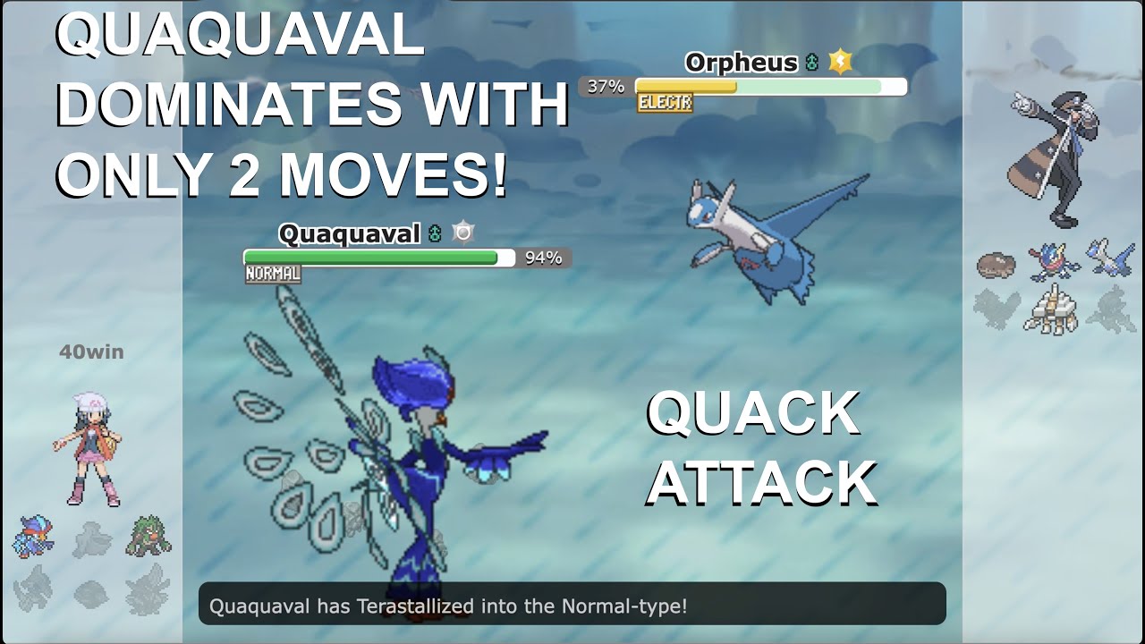 Quaquaval dominates OU with secret strategy (Pokemon Showdown Overused)