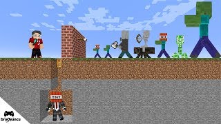 MİNECRAFT DEV ZOMBİLER SALDIRISI KALE YAPI SAVUNMASI