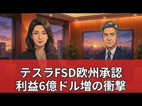 【特集】テスラFSD欧州解禁で株価急騰！目標600ドルへの道とPER300倍のリスク