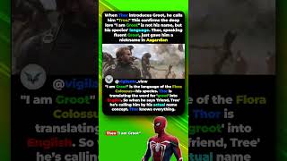 Groot’s REAL NAME is “Tree”?! Thor Confirms the MCU’s Deepest Lore | Avengers: Infinity War