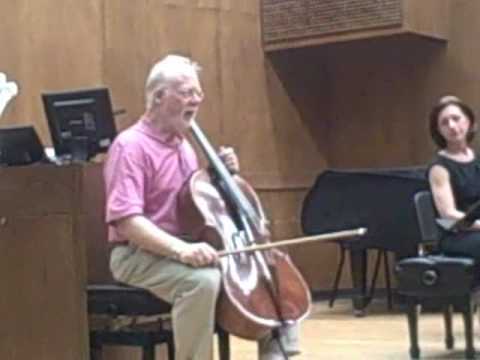 Lynn Harrell Cello Master Class in Austin part 3