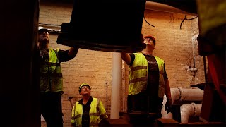 Moving a MASSIVE 70-Ton Industrial Giant! (1908 Burmeister & Wain)