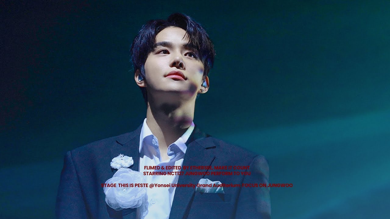 [4K] 251031-1102 너에게 정우 직캠 JUNGWOO FOCUS CAM @THIS IS PESTE