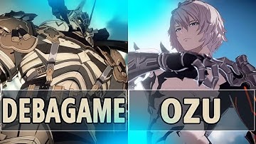 GBVSR:🔥debagame (Vaseraga No Fear, No Gain) Vs Ozu (Lucilius)🔥| High Level Gameplay.
