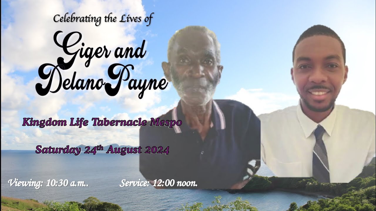 Funeral service for Giger and Delano Payne - YouTube