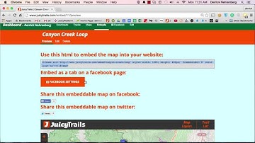 How To Create an Embeddable Map Using JuicyTrails