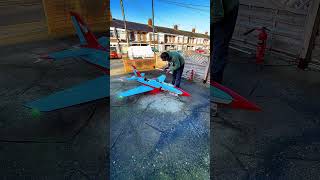 First ever run of my Swiwin 140B turbine, smooth spool up and sounds incredible ✈️🔥 Maiden close