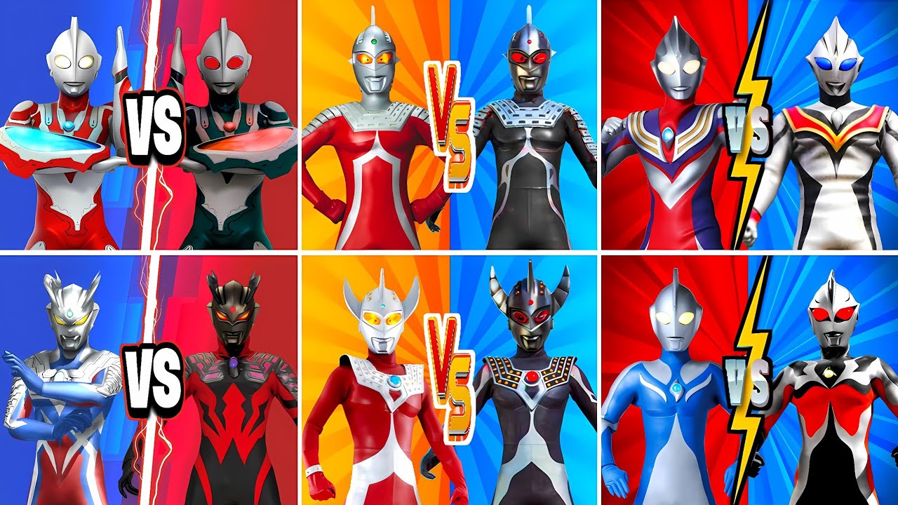 ウルトラマン RIBUT VS RIBUT DARKNESS, ULTRAMAN ZERO VS ZERO DARKNESS, ULTRASEVEN VS CHAOSROID S 