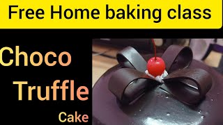 Free home baking class choco truffle cake beginners cake Recipe tamil Free baking class