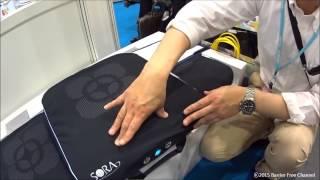 自動プッシュアップ機能付 車いす用クッション